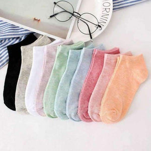 Planet Gates Mix color01 / one size 10pairs/lot  Colors Basic Section Women Casual Softable Cute Boat Socks Short Ankle Socks Girls Ladies Low Cut Socks