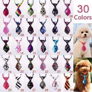 Planet Gates mix colour 2 100pcs Pet bowties Solid Adjustable Pet dog Cat Wedding Accessories Pet Neckties Ties  Dog Holiday Products Christmas Supplies