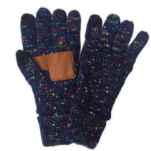 Planet Gates mix navy / free size for adult Winter Gloves Women Fashion Knit Handschoenen Guantes Finger Touch Screen Gloves Men Mittens
