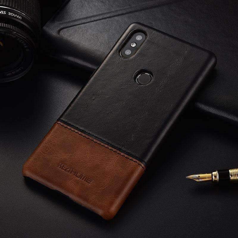 Planet Gates mix2s black / Genuine Leather Brand thin vintage genuine leather back cover case For xiaomi mi mix 2s phone cases and covers mix2s shell