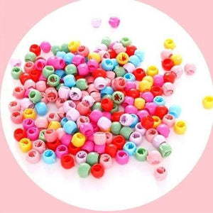 20/40pcs Women Girls Cute Mini Hair Claw Clips Candy Color Plastic Hairpins Hair Braids Maker Beads Hair Accessories Headwear