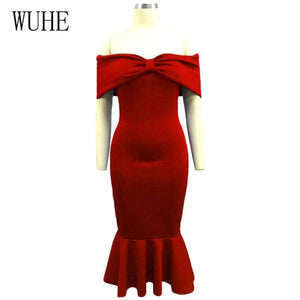 Planet Gates MIXI Vestidos 2018 Elegant Party Dress Women Blue Red Black Bow Cape Off Shoulder Mermaid Dress Vintage Ruffles Bodycon Dresses