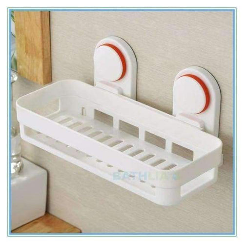 Planet Gates MJY007-WHITE Bathroom Accessories Corner Rack Shower Caddy Shelf  Bathroom Shampoo Holder With Suction Cup Super-big Size Shower Storage Rack