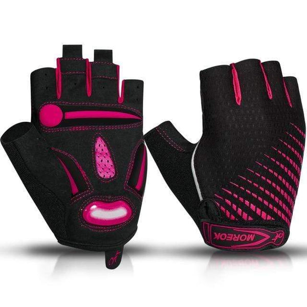 Planet Gates MK121Pink / S Cycling Gloves Gel Shockproof MTB Road Bike Gloves Breathable Durable Bicycle Gloves Non-slip Biking Glove for Men Women