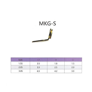Planet Gates MKG 1.5S 2.0S 3.0S Minicro Guide Series Non Ceramic Ring Model  fishing rod guides fishing rod parts repair guide 20PCS