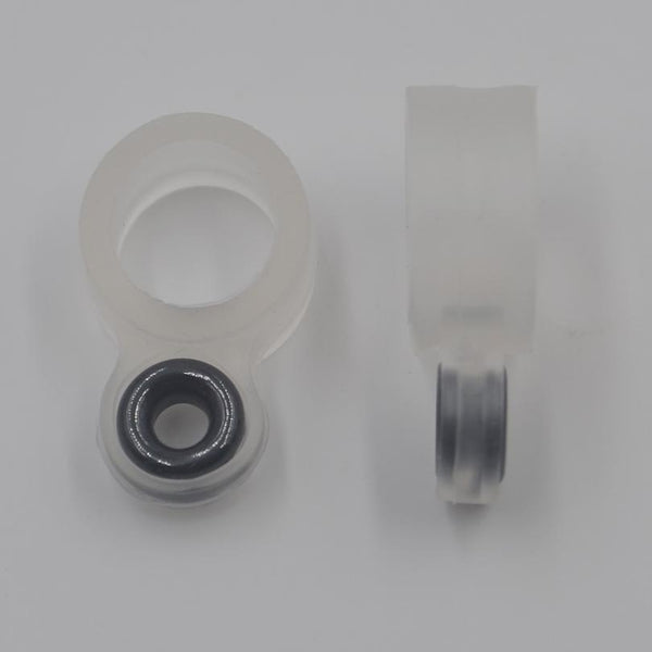 Planet Gates MNFT 2sets (28PCS) Fishing Rod Wire Ring Ceramics Eye DIY Fish Line Guide Silicone Ring Different Size 1-14#