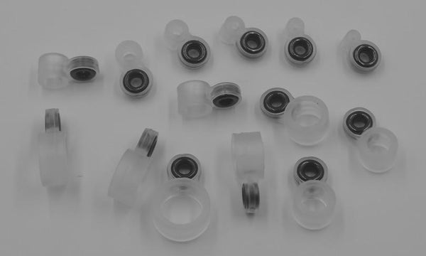 Planet Gates MNFT 2sets (28PCS) Fishing Rod Wire Ring Ceramics Eye DIY Fish Line Guide Silicone Ring Different Size 1-14#