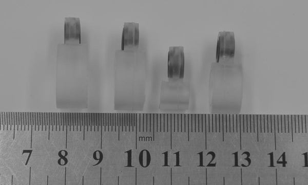 Planet Gates MNFT 2sets (28PCS) Fishing Rod Wire Ring Ceramics Eye DIY Fish Line Guide Silicone Ring Different Size 1-14#