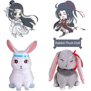 Mo Dao Zu Shi Plush Doll Peluche Kawaii Rabbit Stuffed Animal Wei Wu Xian Lan Wang Ji Pet Toys For Kids Birthday Gifts Plush Toy