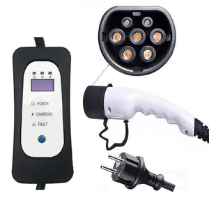 Planet Gates Mobile Fast Charger Home Wallbox Use EV Charging Cable 16A 13A 10A 8A Adjustable Electrica Car use