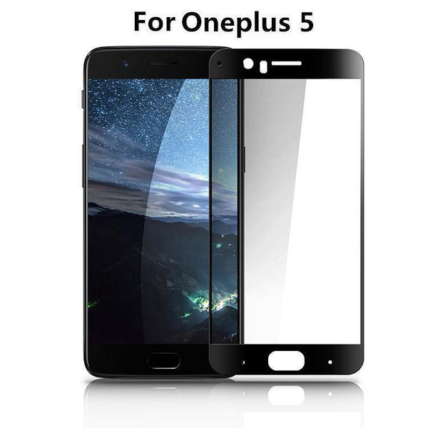 Planet Gates Mobile Full Coverage Tempered Glass Film Screen Protector For ONEPLUS 5