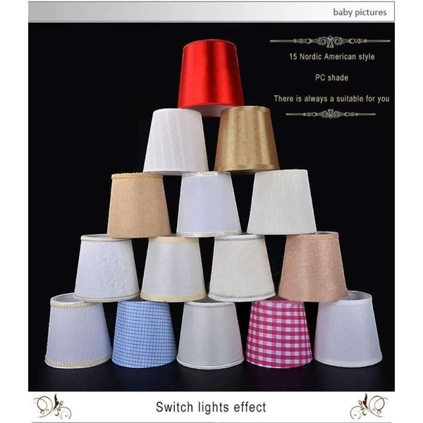 Planet Gates Model 0045 PVC Plain Imitation Sheepskin Lampshade Manufacturers Chandelier Light Shade Lamp Cover Drawing for E14 Candle Lampcover