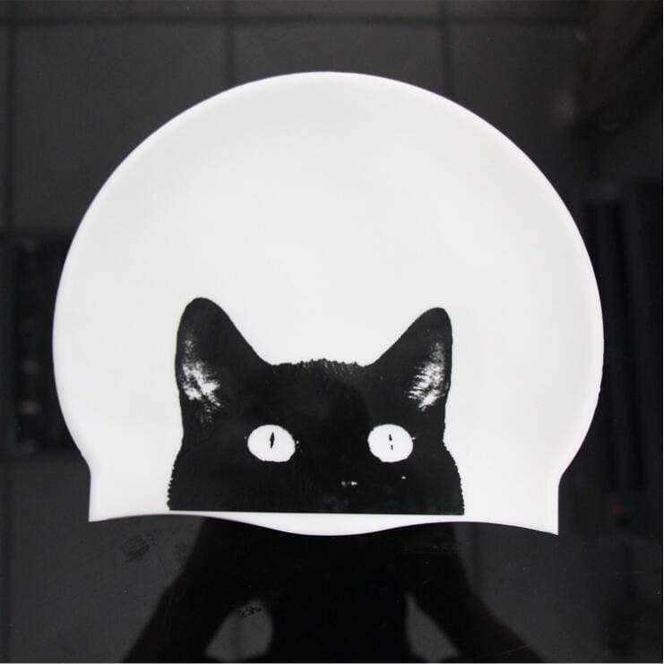 Planet Gates model 1 / adult Silicone swimming cap cartoon children general swimming cap spot non-cloth cap men and women cute personality