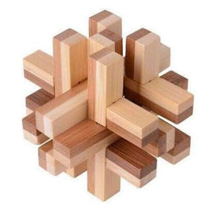Planet Gates Model 15 Classic IQ Wooden Puzzle Mind Brain Teasers Burr Puzzles Game Toys for Adults Children