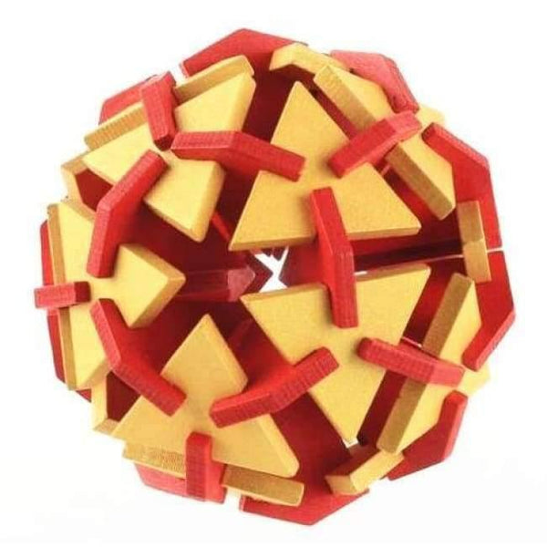 Planet Gates Model 16 Classic IQ Puzzle Mind Brain Teaser 2D 3D Wooden Puzzles Educational Game Toys for Adults Children