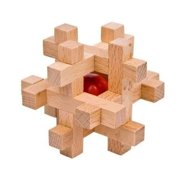 Planet Gates Model 16 Classic IQ Wooden Puzzle Mind Brain Teasers Burr Puzzles Game Toys for Adults Children