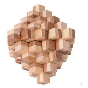 Planet Gates Model 2 Classic IQ Puzzle Mind Brain Teaser 2D 3D Wooden Puzzles Educational Game Toys for Adults Children