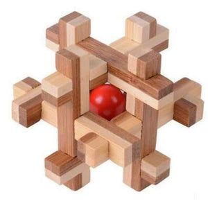 Planet Gates Model 22 Classic IQ Puzzle Mind Brain Teaser 2D 3D Wooden Puzzles Educational Game Toys for Adults Children