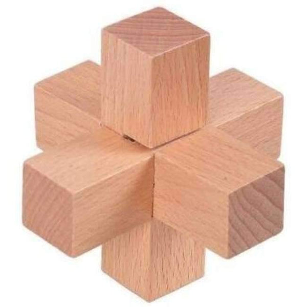 Planet Gates Model 25 Classic IQ Wooden Puzzle Mind Brain Teasers Burr Puzzles Game Toys for Adults Children