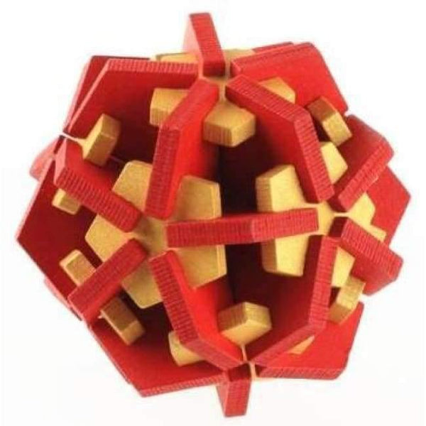 Planet Gates Model 28 Classic IQ Wooden Puzzle Mind Brain Teasers Burr Puzzles Game Toys for Adults Children