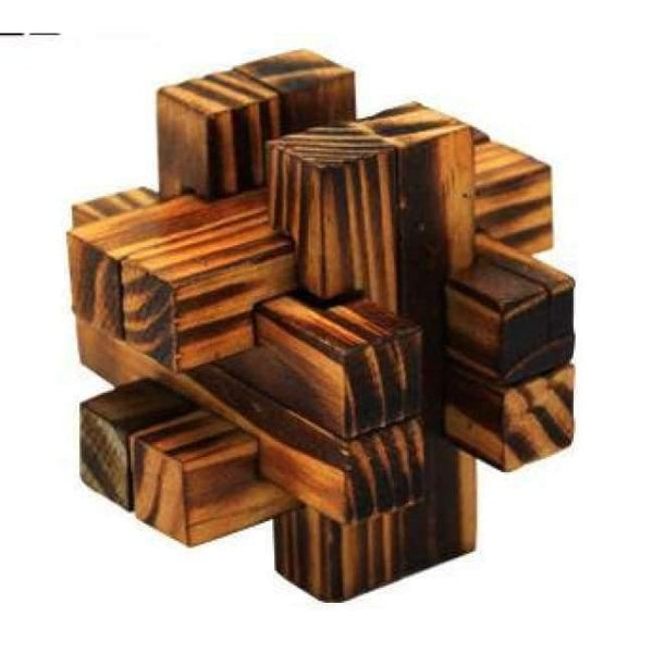 Planet Gates Model 30 Classic IQ Puzzle Mind Brain Teaser 2D 3D Wooden Puzzles Educational Game Toys for Adults Children