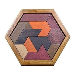 Planet Gates Model 6 Classic IQ Wooden Puzzle Mind Brain Teasers Burr Puzzles Game Toys for Adults Children