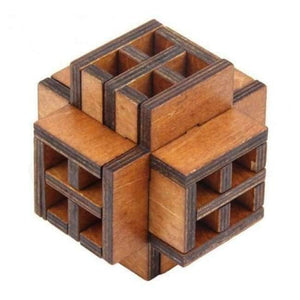 Planet Gates Model 7 Classic IQ Wooden Puzzle Mind Brain Teasers Burr Puzzles Game Toys for Adults Children