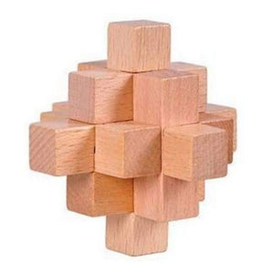 Planet Gates Model 9 Classic IQ Wooden Puzzle Mind Brain Teasers Burr Puzzles Game Toys for Adults Children