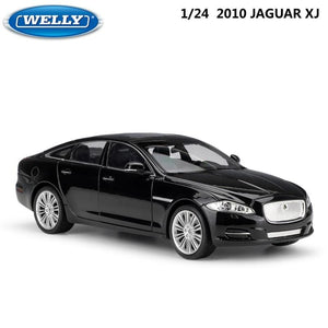 Planet Gates Model Car 1:24 Diecast Car Toys Classic 2010 JAGUAR XJ High Simulator Car Alloy Metal Toy Car For Children Gift Collection