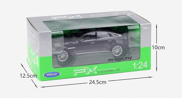 Planet Gates Model Car 1:24 Diecast Car Toys Classic 2010 JAGUAR XJ High Simulator Car Alloy Metal Toy Car For Children Gift Collection