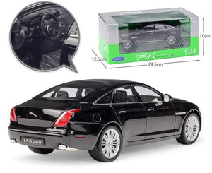 Planet Gates Model Car 1:24 Diecast Car Toys Classic 2010 JAGUAR XJ High Simulator Car Alloy Metal Toy Car For Children Gift Collection