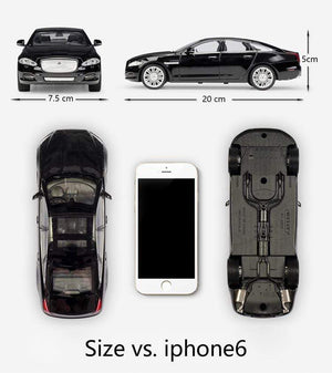 Planet Gates Model Car 1:24 Diecast Car Toys Classic 2010 JAGUAR XJ High Simulator Car Alloy Metal Toy Car For Children Gift Collection