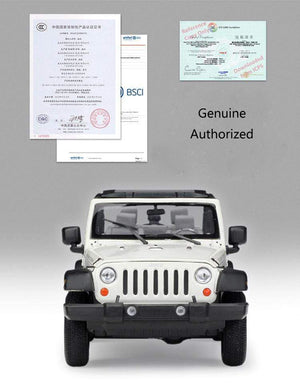 Planet Gates Model Car 1:24 Scale 2007 Jeep Wrangler Diecast Car Simulator Alloy Off-Road Metal Classic Toy Car For Kid Gift Collection