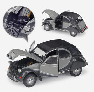 Planet Gates Model Car Diecast 1:24 Scale CITROEN 2CV 6 Charleston Classic Alloy Car Toy Vehicle Metal Toy Car For Kids Gift Collection