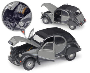 Planet Gates Model Car Diecast 1:24 Scale CITROEN 2CV 6 Charleston Classic Alloy Car Toy Vehicle Metal Toy Car For Kids Gift Collection