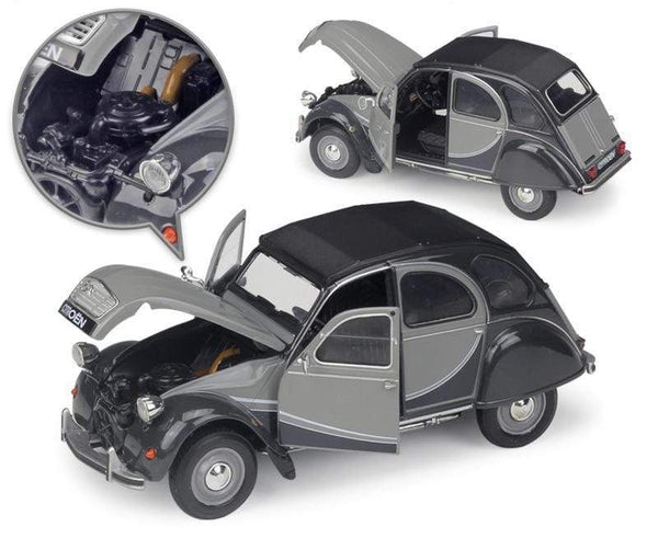 Planet Gates Model Car Diecast 1:24 Scale CITROEN 2CV 6 Charleston Classic Alloy Car Toy Vehicle Metal Toy Car For Kids Gift Collection