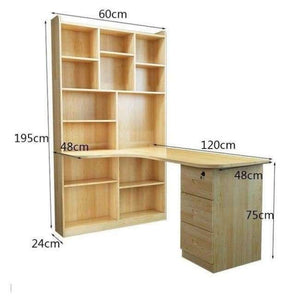 Planet Gates MODEL D Tray Tafel Escritorio De Oficina Scrivania Ufficio Office Furniture Vintage Wood Laptop Mesa Bedside Desk Table With Bookshelf