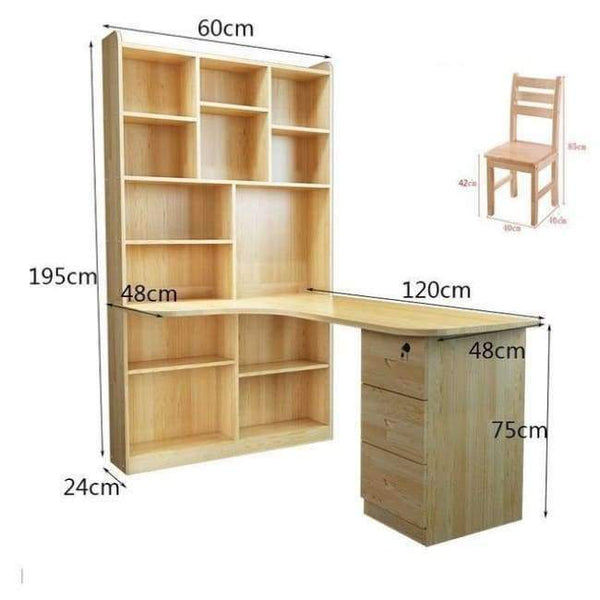 Planet Gates MODEL F Tray Tafel Escritorio De Oficina Scrivania Ufficio Office Furniture Vintage Wood Laptop Mesa Bedside Desk Table With Bookshelf