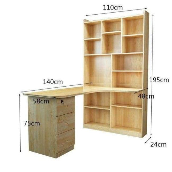 Planet Gates MODEL R Tray Tafel Escritorio De Oficina Scrivania Ufficio Office Furniture Vintage Wood Laptop Mesa Bedside Desk Table With Bookshelf