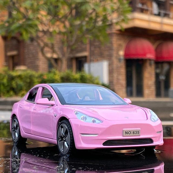 Planet Gates Model3 Pink 1:32 Tesla MODEL X MODEL 3 MODEL S Alloy Car Model Diecasts Toy Vehicles Toy Cars Kid Toys For Children Gifts Boy Toy