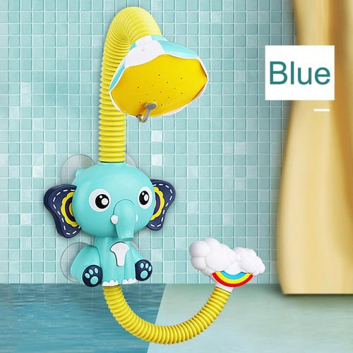 Planet Gates ModelA Blue Baby Bath Toys for Kids Electric Elephant Sucker BaBy Bath Toys Spray Water Toys for Kids Bathtub Toys Sprinkler Baby Shower