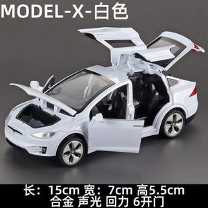 Planet Gates ModelX White 1:32 Tesla MODEL X MODEL 3 MODEL S Alloy Car Model Diecasts Toy Vehicles Toy Cars Kid Toys For Children Gifts Boy Toy