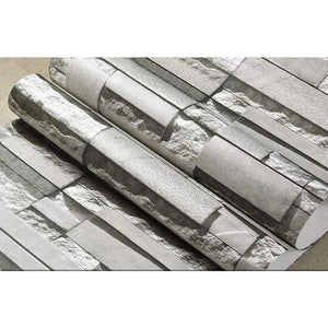 Planet Gates Modern 3D Stone Brick Wall Non-woven Wallpaper Roll Living Room Bedroom Background Wall Decor Art Wall Paper Papel De Parede 3D