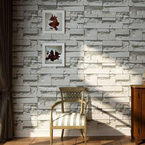 Planet Gates Modern 3D Stone Brick Wall Non-woven Wallpaper Roll Living Room Bedroom Background Wall Decor Art Wall Paper Papel De Parede 3D