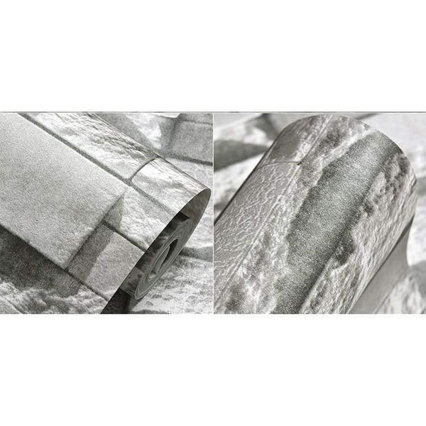 Planet Gates Modern 3D Stone Brick Wall Non-woven Wallpaper Roll Living Room Bedroom Background Wall Decor Art Wall Paper Papel De Parede 3D