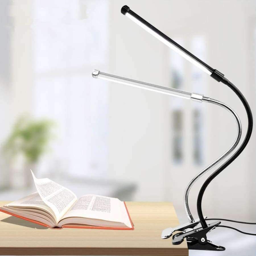 Planet Gates Modern Aluminum 3 brightness Office Work Home Study Table Bedroom Closet Clip-on Night Lighting Laptop LED Desk Clamp Piano Lamp