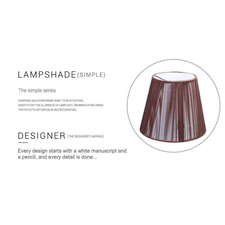 Planet Gates Modern Art Deco Lamp Shade Fabric Simple Lampshade for Chandelier Wall Lamp Light Shade for Home Bar Restaurant Decoration