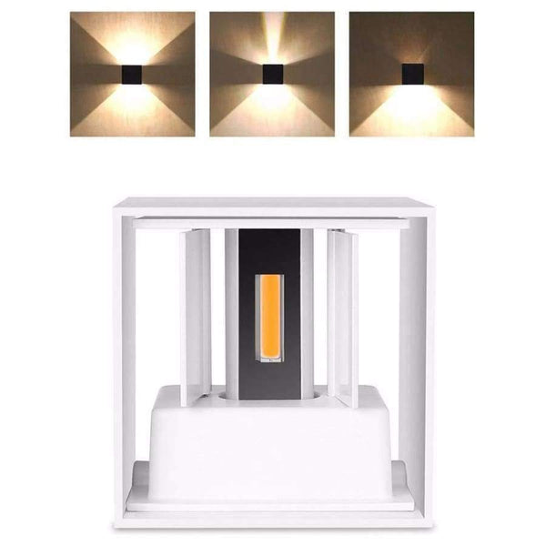 Planet Gates Modern Brief Cube Adjustable Surface Mounted  LED Wall Lamps Outdoor Waterproof IP65 Aluminum Wall Lights up down Garden Lights