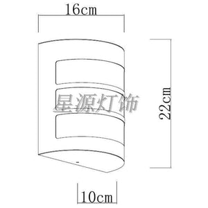 Planet Gates Modern brief stainless steel outdoor lamp wall lamp spotlights ceiling light  E27 Free Shipping