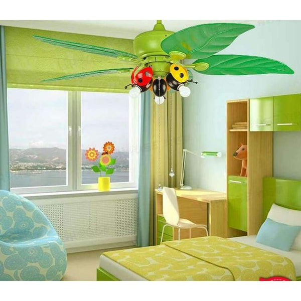 Planet Gates Modern kids ceiling fans for kids Bedroom ceiling fan light iron Ceiling fans with Lights